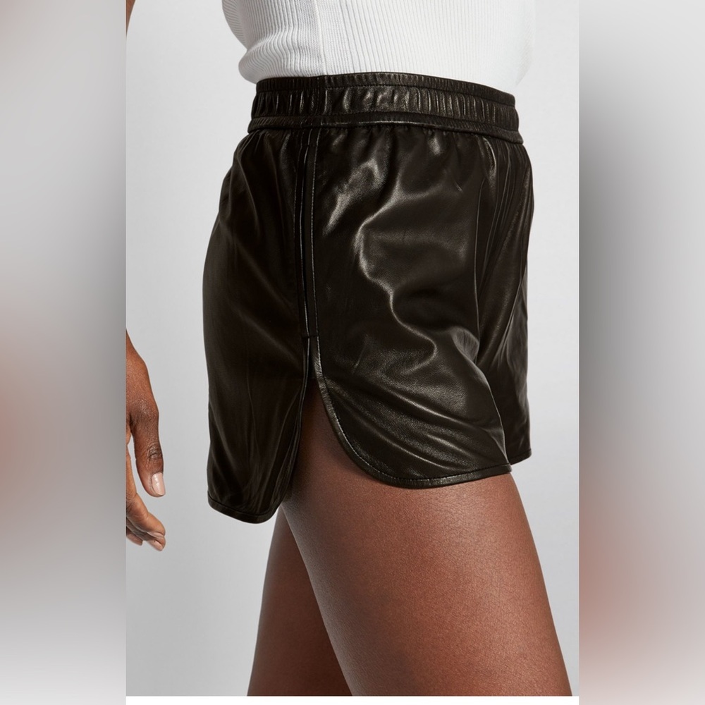 RAG & BONE Leather Brit Shorts Sz. L